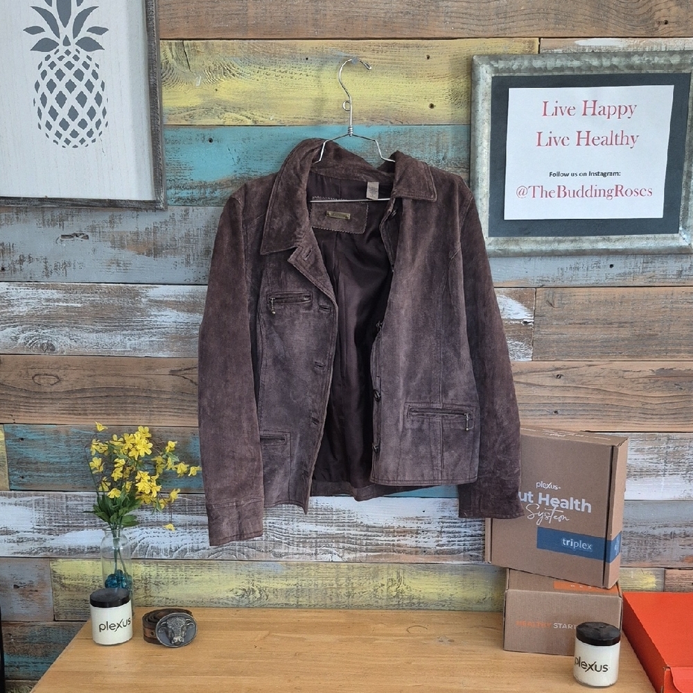Women's Brown Suede Jacket